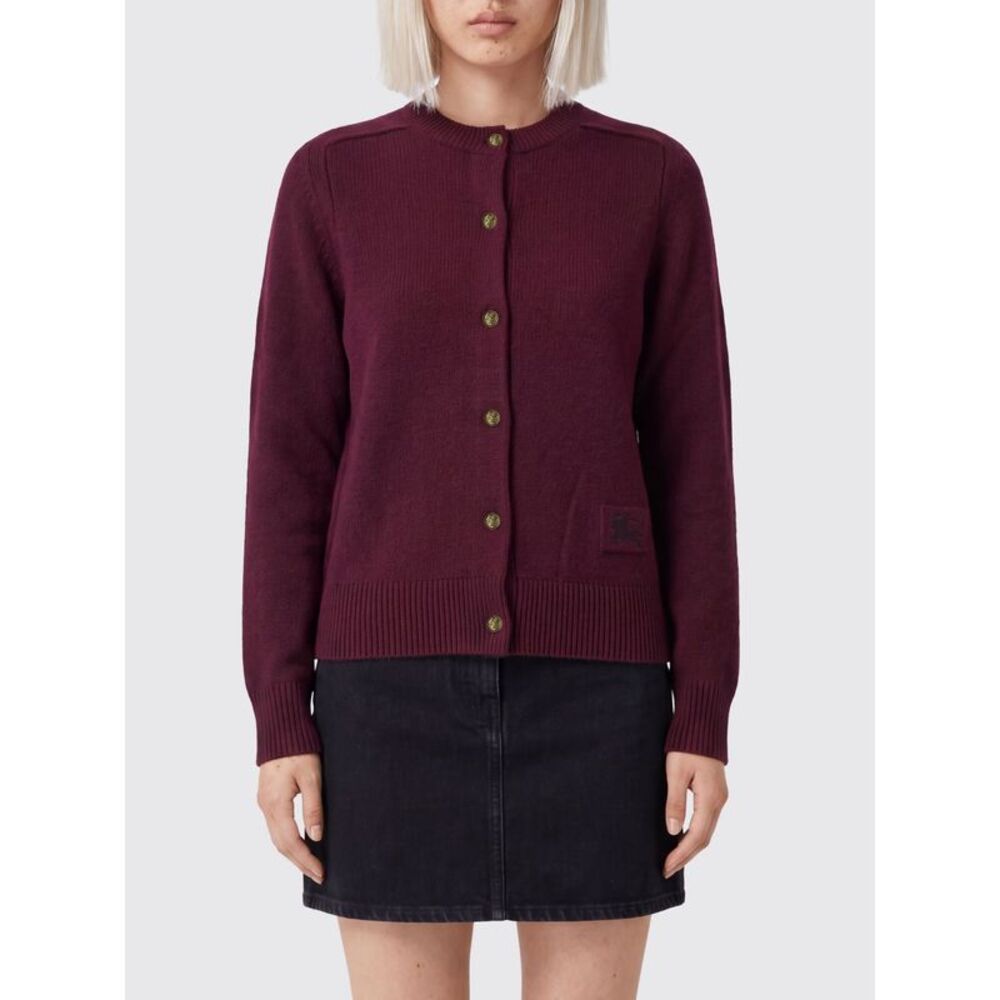 Burberry Women Burberry Ekd Logo 100% Cashmere Crewneck Cardigan